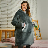 Poncho Polaire Femme Grande Taille