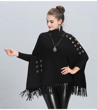 Pull Poncho Cachemire