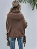 Poncho Cape Femme avec Fourrure