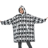 Poncho Pyjama Polaire