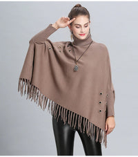 Pull Poncho Cachemire