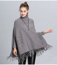 Pull Poncho Cachemire