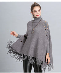 Pull Poncho Cachemire