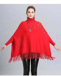 Pull Poncho Cachemire