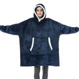 Poncho Polaire Femme Grande Taille