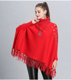 Pull Poncho Cachemire