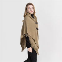 Cape Poncho Femme Cachemire