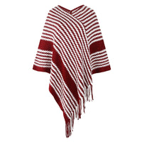 Poncho Frange Femme