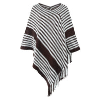 Poncho Frange Femme