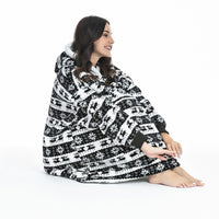 Poncho Pyjama Polaire