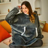 Poncho Polaire Femme Grande Taille