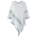 Poncho Frange Femme