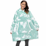 Poncho Polaire Femme Nuit