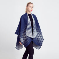 Cape Poncho Bicolore