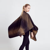 Cape Poncho Bicolore