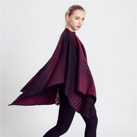 Cape Poncho Bicolore