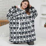 Poncho Pyjama Polaire