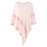 Poncho Frange Femme