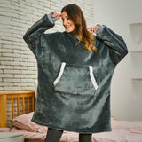 Poncho Polaire Femme Grande Taille