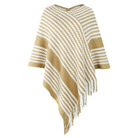 Poncho Frange Femme