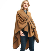 Cape Poncho Camel