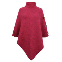 Poncho Boutonné Femme