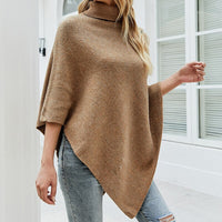 Poncho Boutonné Femme