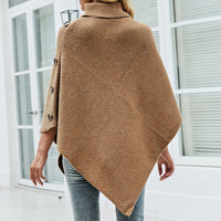 Poncho Boutonné Femme