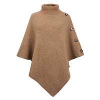 Poncho Boutonné Femme