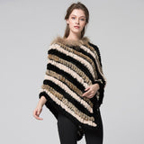 Poncho Fourrure Multicolore