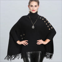 Pull Poncho Cachemire