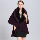 Poncho Cachemire Violet